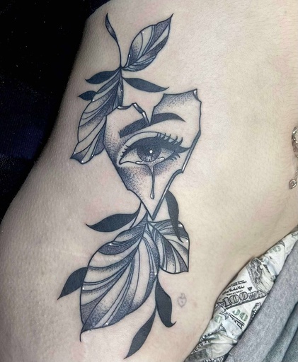 Cat 11 — tattoo by Cat Allwood, Dawnbringer Tattoo, Kansas City