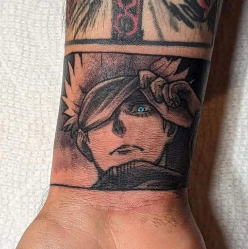 GOJO PANEL — tattoo by Colly Gutz, Dawnbringer Tattoo, Kansas City