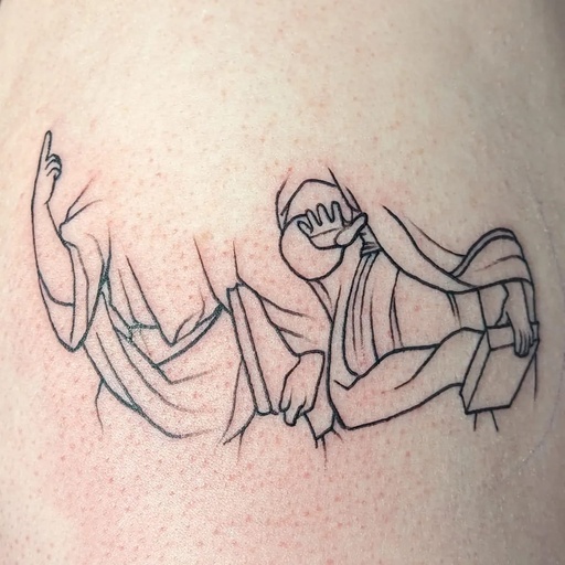 SCHOLARS — tattoo by Colly Gutz, Dawnbringer Tattoo, Kansas City