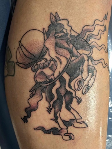 CALYREX — tattoo by Colly Gutz, Dawnbringer Tattoo, Kansas City