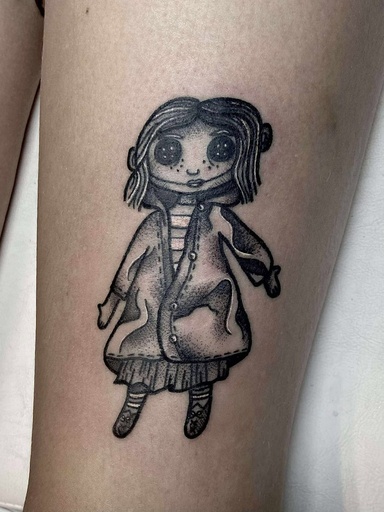 Cat 09 — tattoo by Cat Allwood, Dawnbringer Tattoo, Kansas City